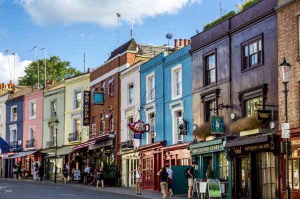 Notting hill london neighbourhoods in the UK