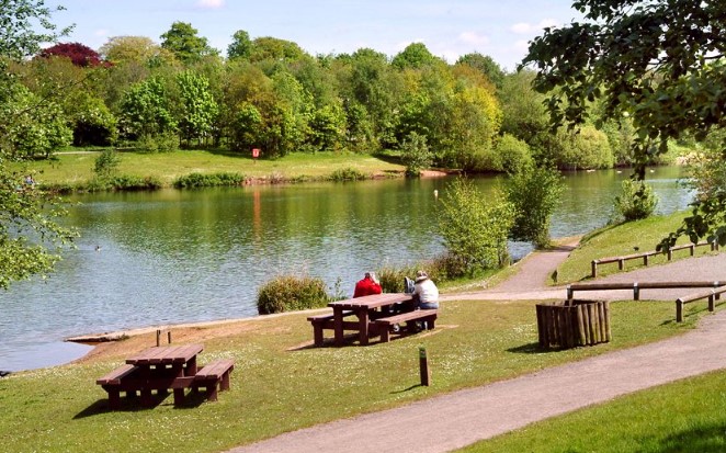 Chorlton Water Park jogging spots in the UK