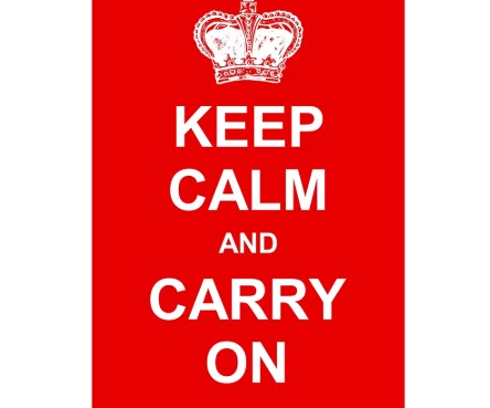 Keep Calm and Carry On English phrases about the UK
