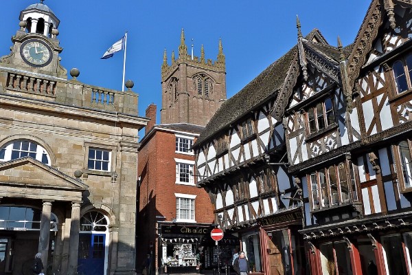 Ludlow medieval villages in the UK