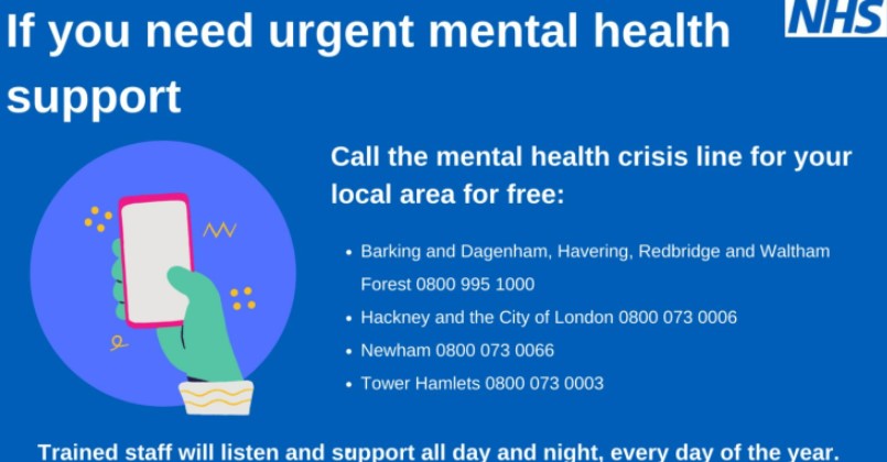 Free Mental Health & Wellbeing Services