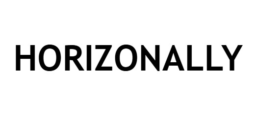 Horizonally
