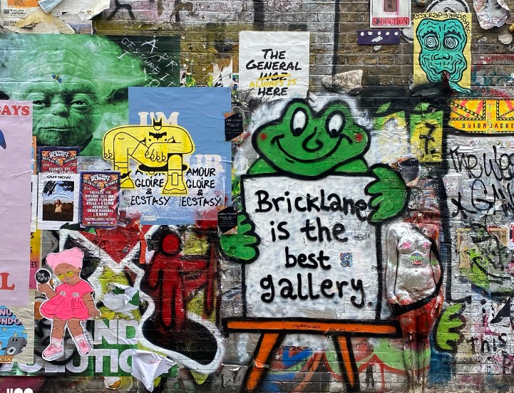 Brick Lane street art spots in the UK