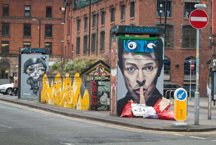 Northern Quarter street art spots in the UK
