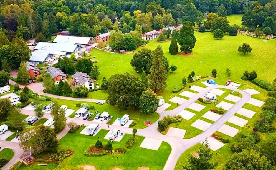 Parkend Caravan & Camping Site (Forest of Dean, Gloucestershire, England)